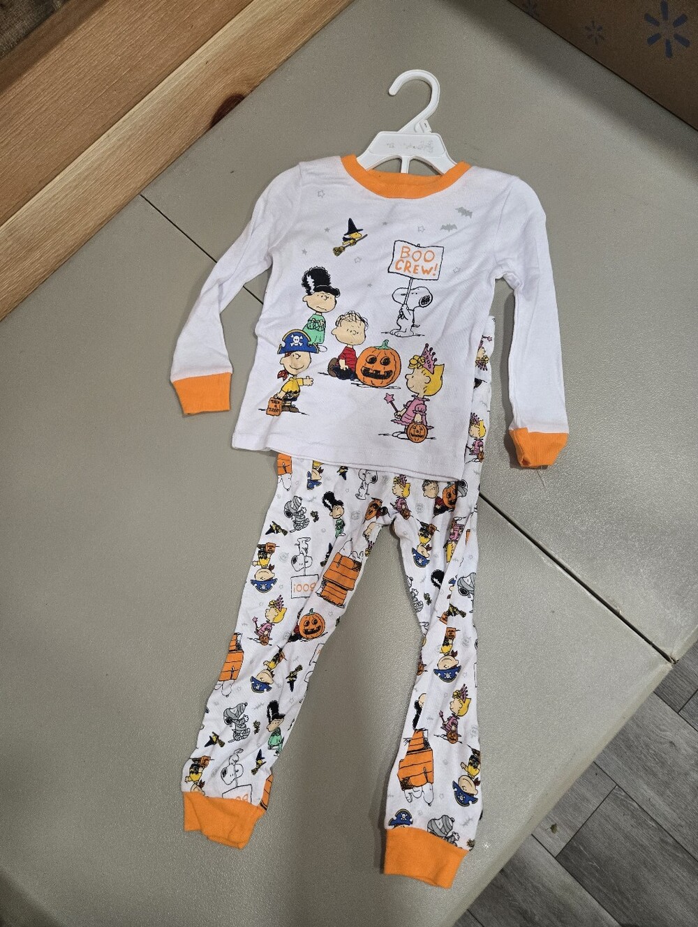 Kids Halloween Peanuts Snoopy Pajamas Size 3t Charlie Brown